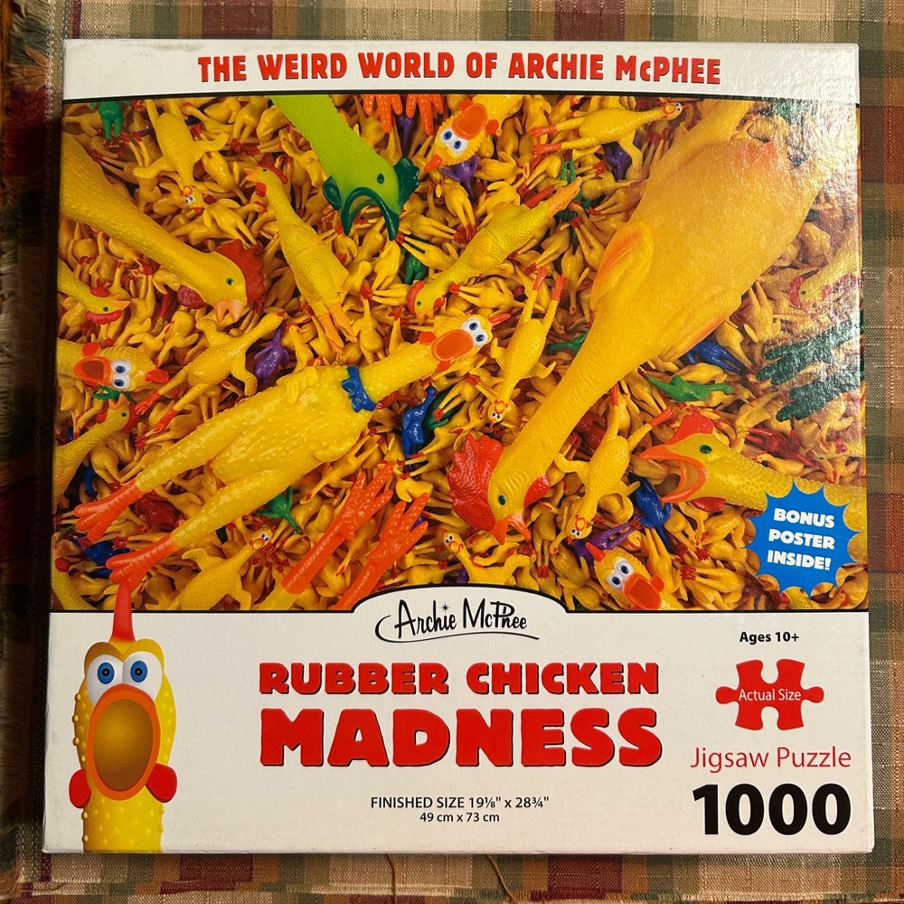Archie McPhee Rubber Chicken Madness Jigsaw Puzzle